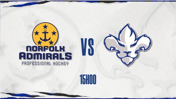 Norfolk Admirals @ Trois-Rivières Lions