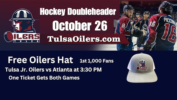Hockey Doubleheader - Free Hat Giveaway - starts at 3pm