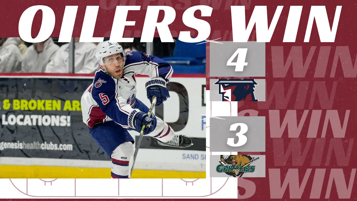 DUGGIE LAGRONE SCORES OVERTIME GAME WINNER TO SEAL OILERS VICTORY IN BACK-AND-FORTH BATTLE WITH GRIZZLIES