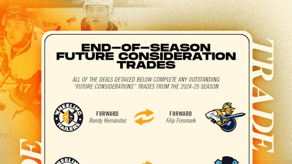 Nailers Announce Details of Future Considerations Trades