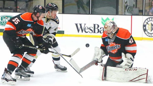 Komets Take Close One, 3-2
