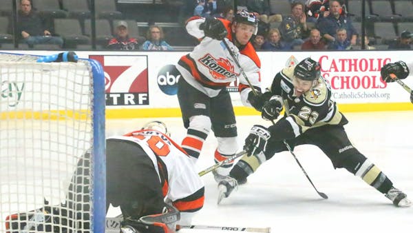 Desjardins Hat Trick Leads Komets