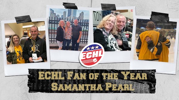 Samantha Pearl Wins ECHL Fan of the Year