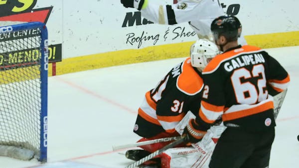 McNally's Magic Gives Nailers Overtime Win