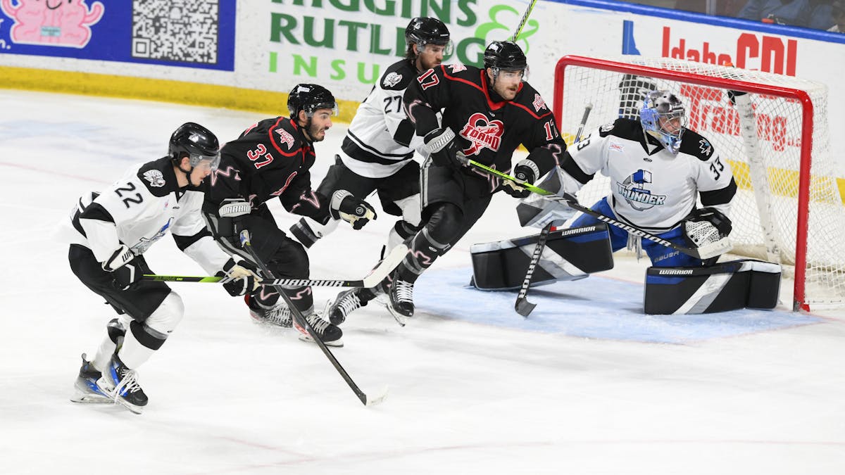 Thunder Moves into Second Place in OT Loss to Steelheads