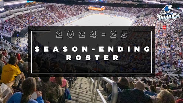 Thunder Announces 2024-25 Season-Ending Roster