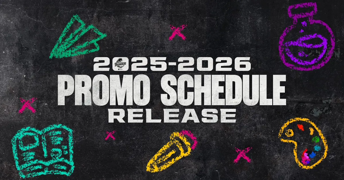 Check out our promo schedule for the 2025-26 season, with fan favorites like Bluey & Bingo and new promotions such as Day of the Dead Night.