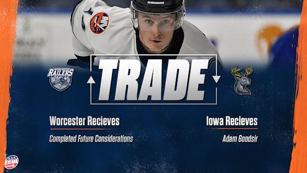 Heartlanders Claim Forward Adam Goodsir to Complete Futures Trade