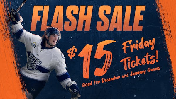 Flash Sale on Friday Home Games!