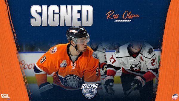 Worcester Signs Former Railer Ross Olsson & Goaltender Josh Boyko