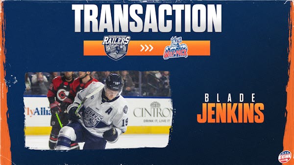 Hartford Wolfpack Sign Blade Jenkins to One-Way Contract