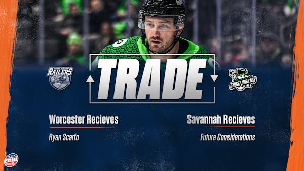 Railers Trade for North Chelmsford, MA Native Ryan Scarfo