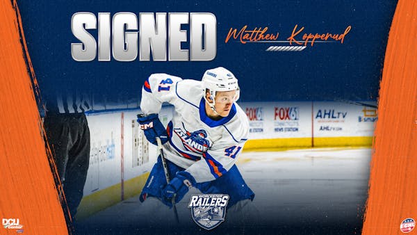 Railers Sign Forward Matthew Kopperud to Amateur Tryout Agreement