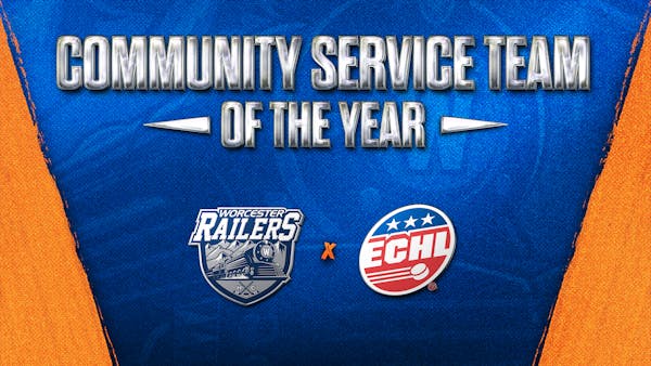 Railers Named ECHL Community Service Team of the Year for Fifth Time