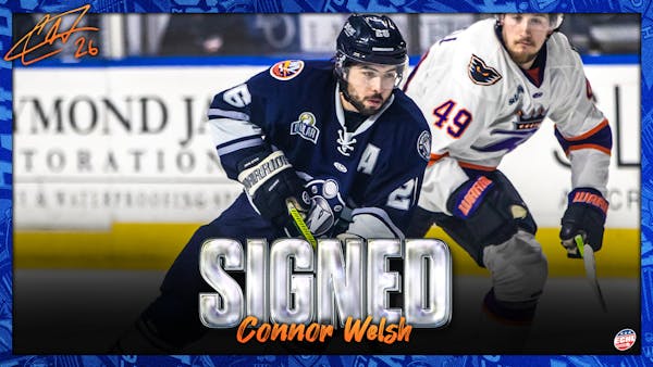 WORCESTER RAILERS HC SIGN DEFENSEMAN CONNOR WELSH FOR 2024-25 SEASON