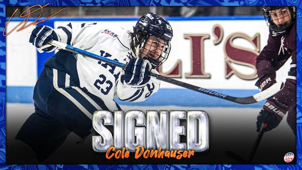 WORCESTER RAILERS HC SIGN FORWARD COLE DONHAUSER FOR 2024-25 SEASON