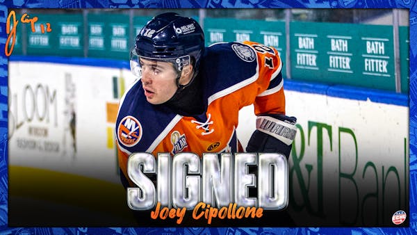 WORCESTER RAILERS HC SIGN FORWARD JOEY CIPOLLONE FOR 2024-25 SEASON