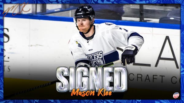 WORCESTER RAILERS HC SIGN DEFENSEMAN MASON KLEE FOR 2024-25 SEASON