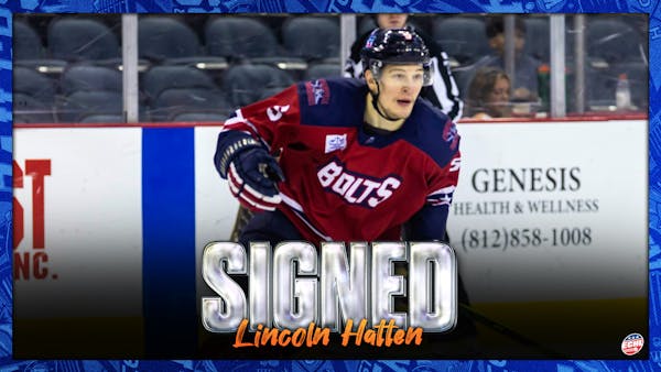 WORCESTER RAILERS HC SIGN FORWARD LINCOLN HATTEN TO ECHL CONTRACT