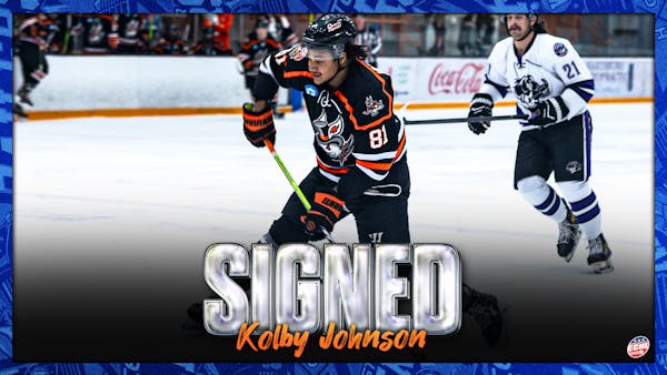 RAILERS SIGN FORWARD KOLBY JOHNSON TO ECHL CONTRACT