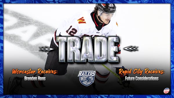 RAILERS TRADE FOR DEFENSEMAN BRENDEN RONS