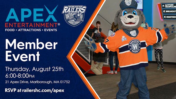 Member Event at Apex Entertainment 08/25/22 RSVP