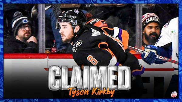 RAILERS CLAIM FORWARD TYSON KIRKBY