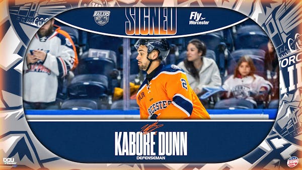 WORCESTER RAILERS HC RE-SIGN KABORE DUNN FOR 2025-26 SEASON