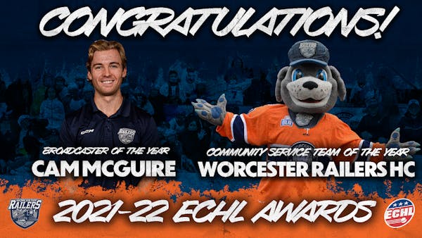 Worcester Railers HC Win Big at ECHL Hockey Summer Meetings in Las Vegas