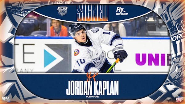 WORCESTER RAILERS HC SIGN JORDAN KAPLAN FOR 2025-26 SEASON