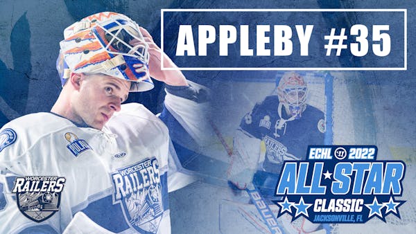 Ken Appleby Selected to 2022 Warrior/ECHL All-Star Classic Roster