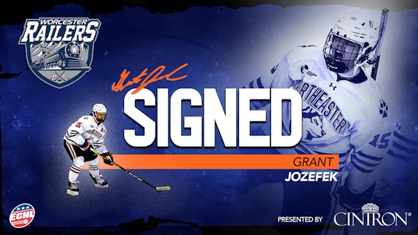 Worcester Railers HC sign rookie forward Grant Jozefek for 2021-22 season