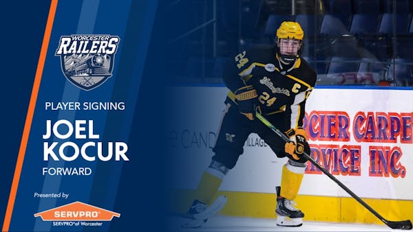 Worcester Railers HC sign rookie forward Joel Kocur for 2020-21 season
