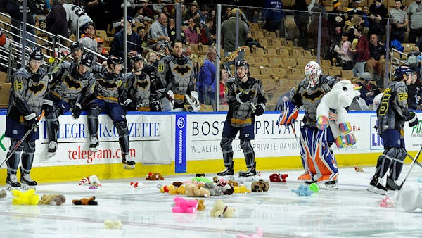 Shane Walsh makes the teddy’s fly in a 3-2 win over Maine