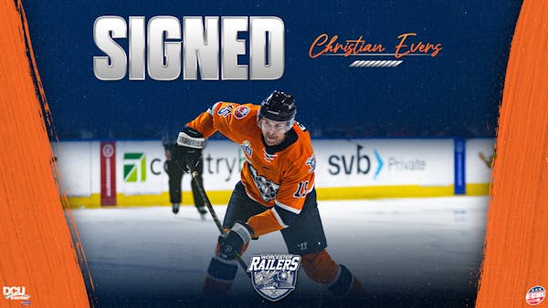 WORCESTER RAILERS HC SIGN DEFENSEMAN CHRISTIAN EVERS FOR 2023-24 SEASON