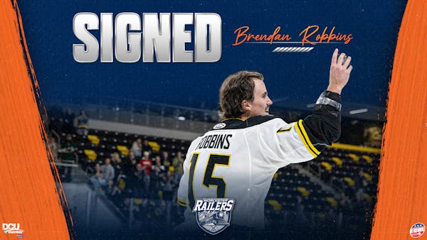 WORCESTER RAILERS HC SIGN FORWARD BRENDAN ROBBINS FOR 2023-24 SEASON