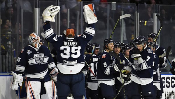 Railers Win Four Hours After Puck Drop