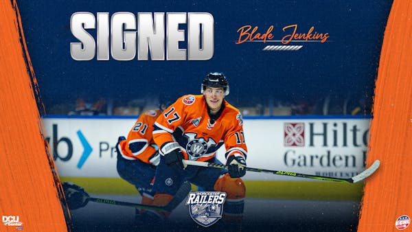 WORCESTER RAILERS HC SIGN FORWARD BLADE JENKINS FOR 2023-24 SEASON